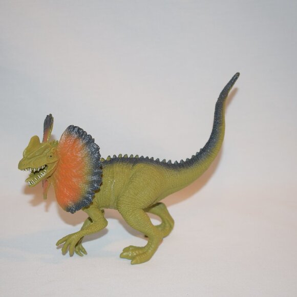 Boley-TM04 Jan 19 Realistic Dilophosaurus Jurassic Dinosaur Figure EUC - Picture 2 of 2